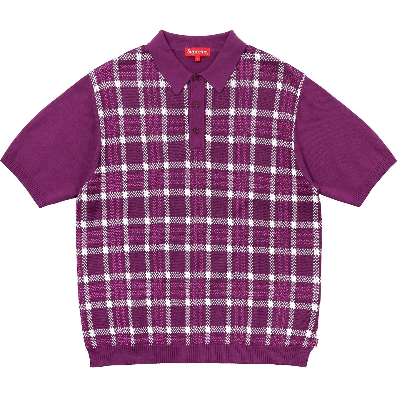 Plaid Knit Polo view 4